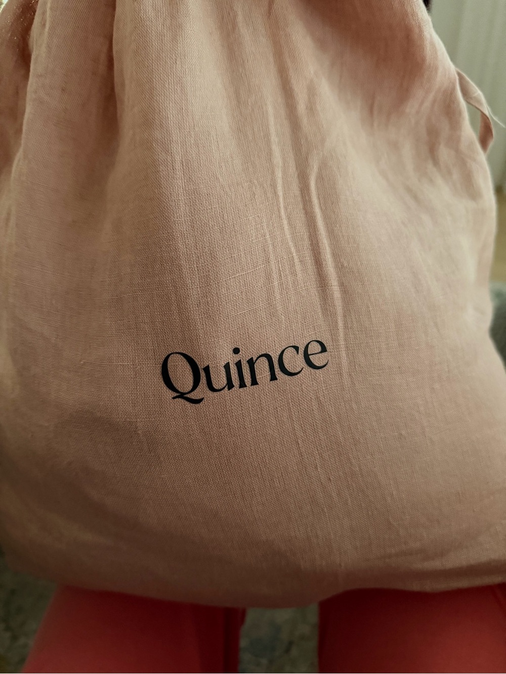 Quince Soft Blush Duvet Cover in Pale Pink Full/Queen set